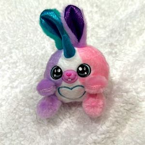 Cute pink and purple Easter unicorn bunny with wings toy